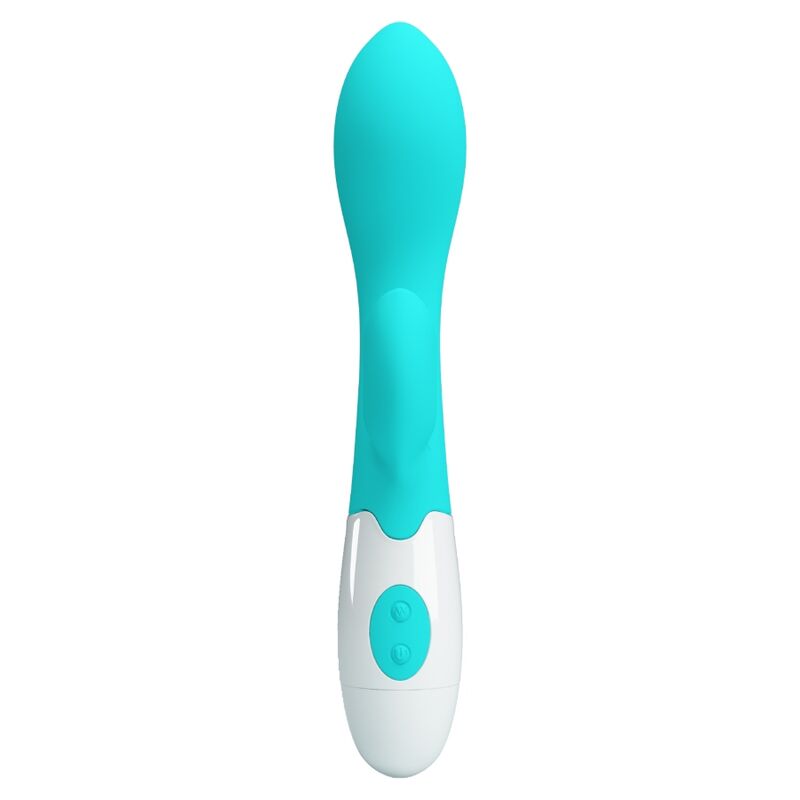 PRETTY LOVE - VIBRADOR DE PUNTO G BRILLANTE VERDE AGUA