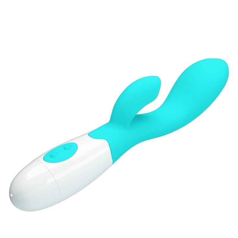 PRETTY LOVE - VIBRADOR DE PUNTO G BRILLANTE VERDE AGUA