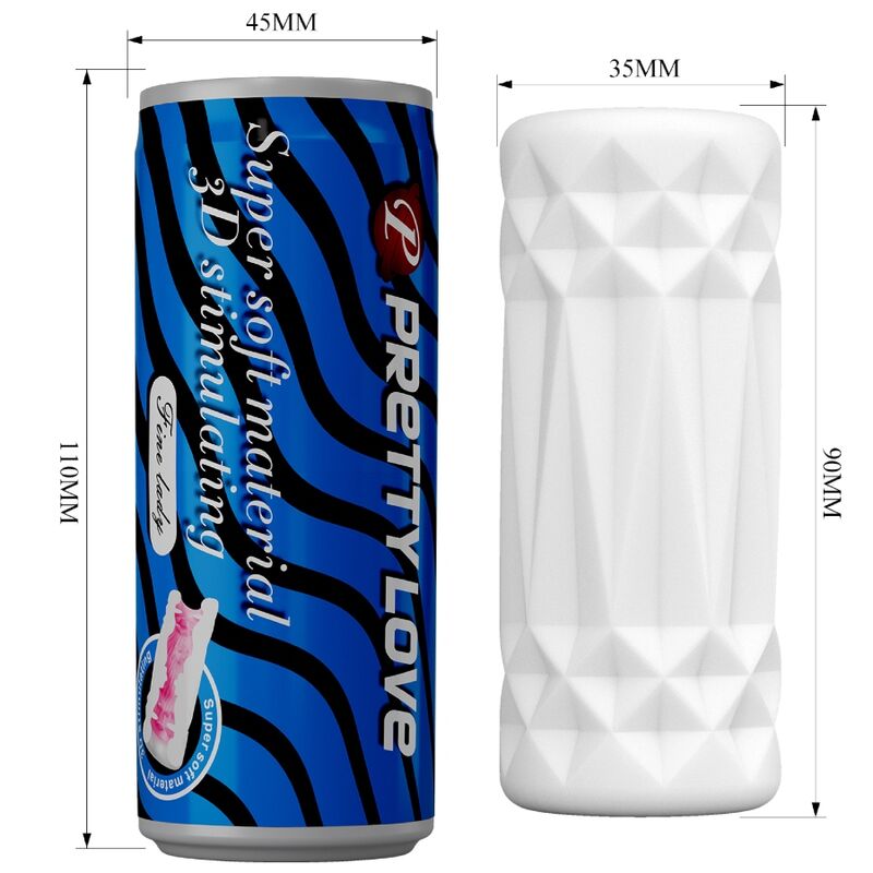 PRETTY LOVE - MASTURBADOR 3D PARA HOMBRES, MODELO 2
