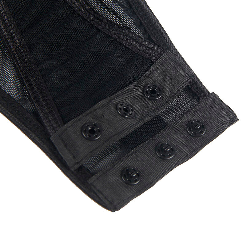 SUBBLIME - TEDDY CON DETALLE DE LIGUERO EN EL PECHO NEGRO L/XL