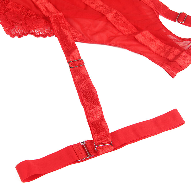 SUBBLIME - TEDDY CON DETALLE DE LIGUERO EN EL PECHO ROJO L/XL