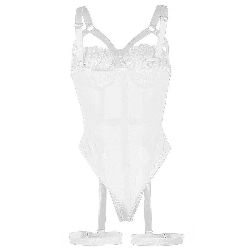 SUBBLIME - TEDDY CON DETALLE DE LIGUERO EN EL PECHO BLANCO L/XL