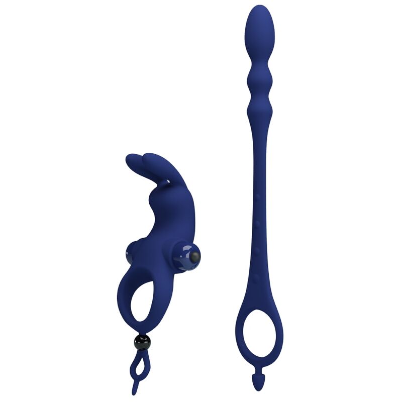 PRETTY LOVE - AYAD ANILLO VIBRADOR CON CONEJO CON TAPÓN AZUL