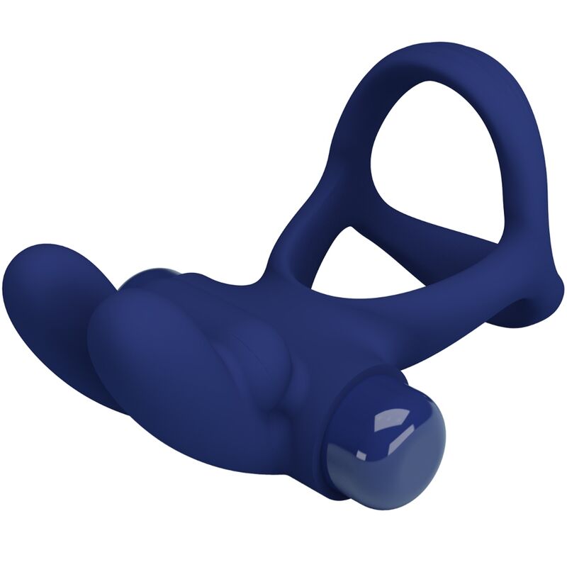 PRETTY LOVE - FRANCISCO ANILLO VIBRADOR DOBLE CONEJO AZUL