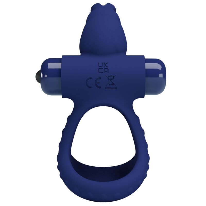 PRETTY LOVE - LUCHITO ANILLO VIBRADOR DOBLE CONEJO AZUL