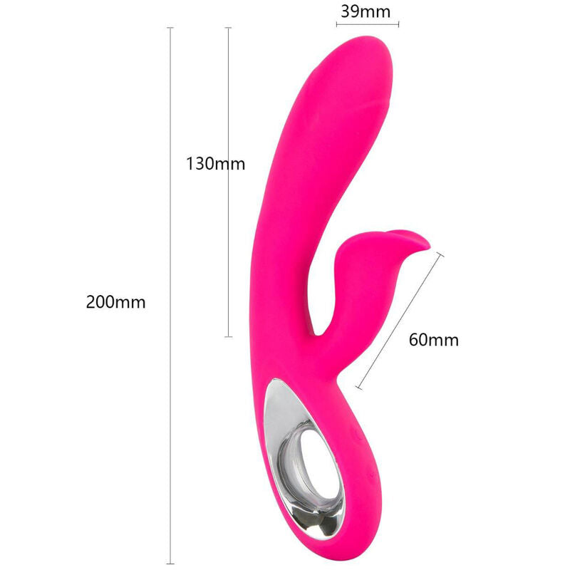 ARMONY - VIBRATEUR DARO ET STIMULATEUR À ANNEAU DE TIRAGE FUCHSIA