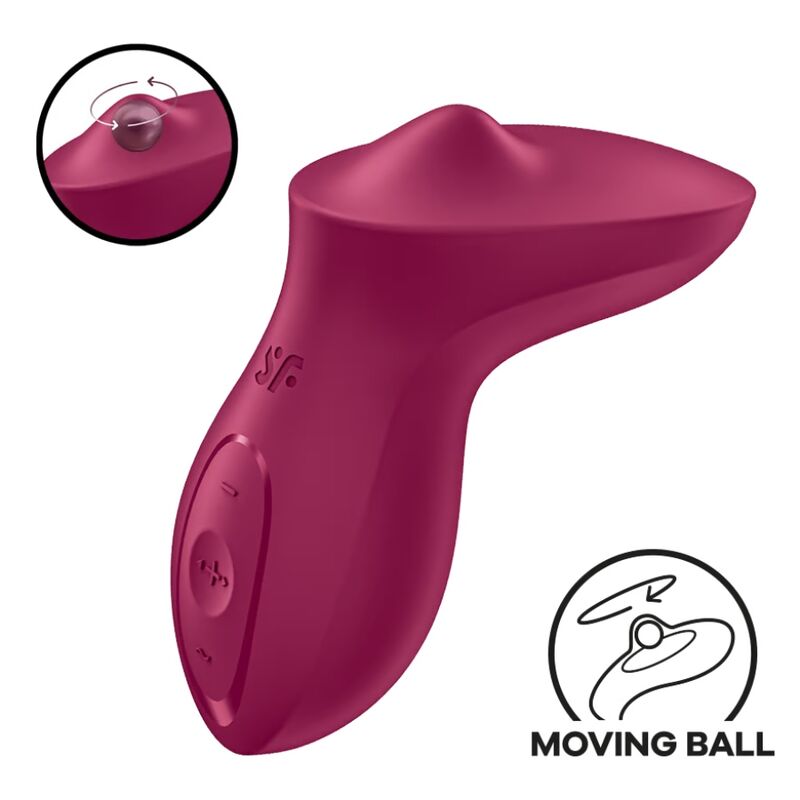 SATISFYER - EXCITERRR VIBRADOR DE CLITORIS DE APLICACIÓN BERRY
