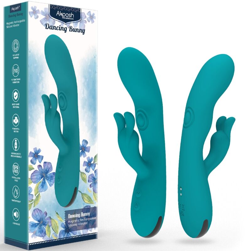 ARMONY - VIBRADOR CONEJO BAILANTE 10 VELOCIDADES VERDE