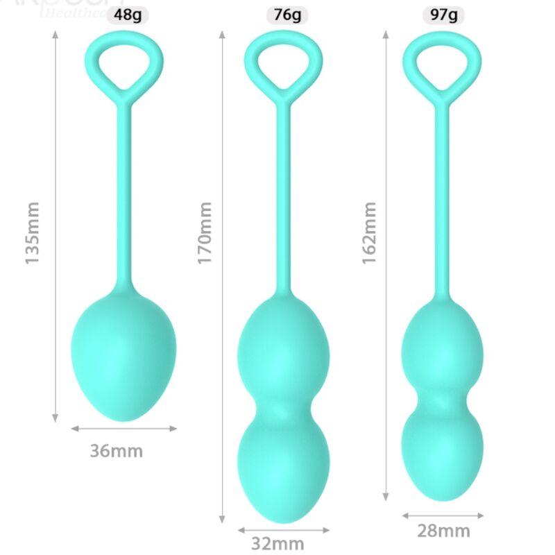 ARMONÍA - ANABIOSIS MANCUERNA VAGINAL 3 NIVELES VERDE