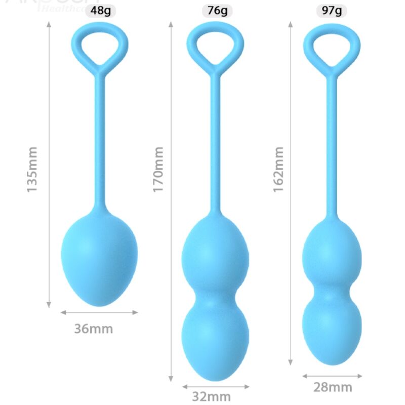 ARMONY - ANABIOSIS MANCUERNA VAGINAL 3 NIVELES AZUL