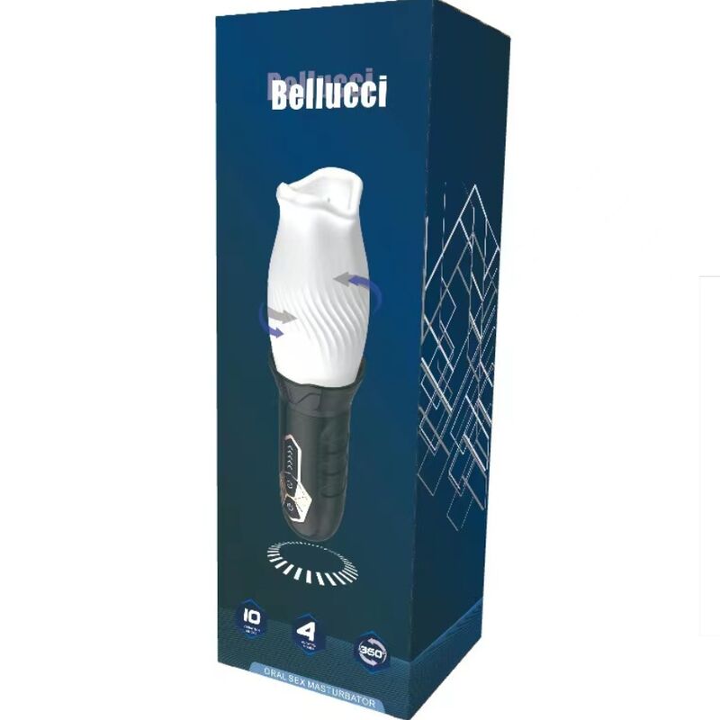 ARMONY - BELUCCI MASTURBADOR ORAL VIBRADOR BLANCO