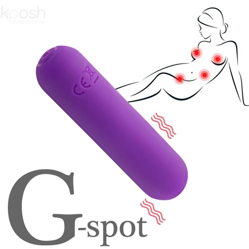 ARMONY - SPLASH JOLINE VIBRADOR BALA SILICONA CONTROL REMOTO 10 VIBRACIONES 6.5 X 1.5 CM MORADO