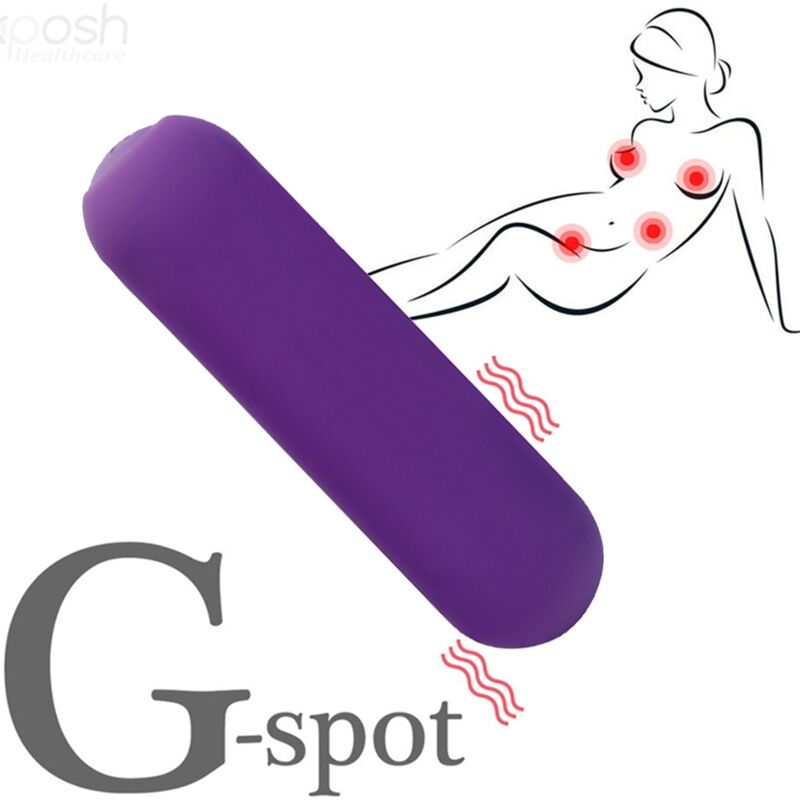 ARMONY - SPLASH JOIE VIBRADOR BALA SILICONA CONTROL REMOTO 10 VIBRACIONES 75 X 19 CM MORADO