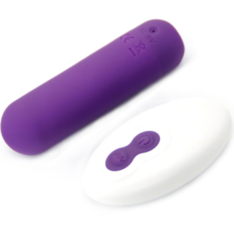 ARMONY - SPLASH JOIE VIBRADOR BALA SILICONA CONTROL REMOTO 10 VIBRACIONES 75 X 19 CM MORADO