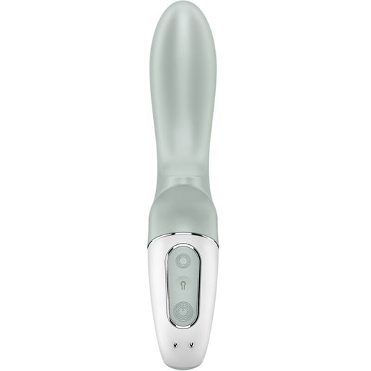 SATISFYER - VIBRATEUR ANAL GONFLABLE AIR PUMP BOOTY 3 GRIS-VERT