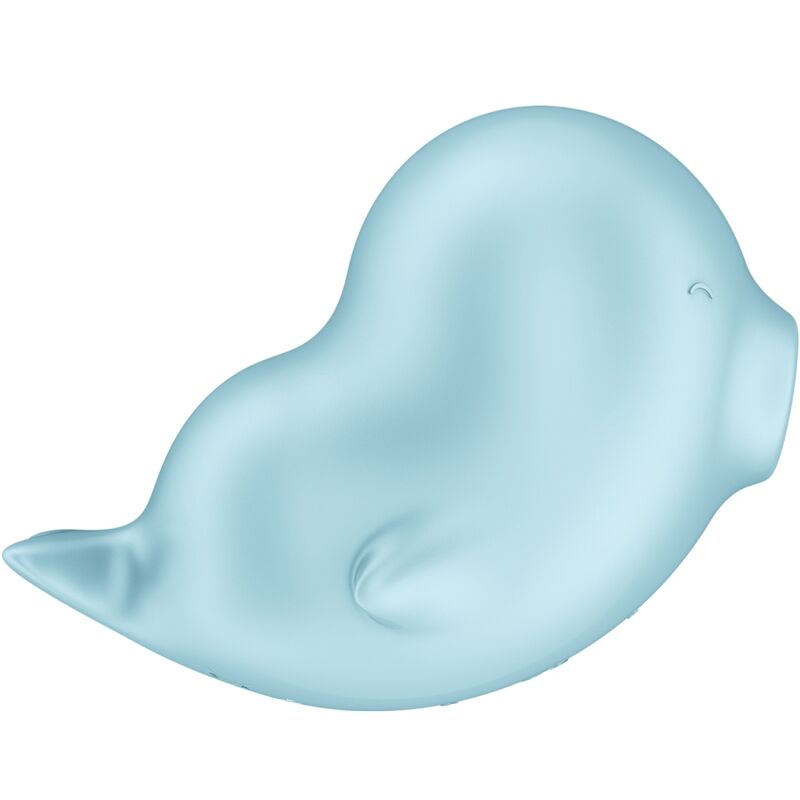 SATISFYER - ESTIMULADOR Y VIBRADOR SASSY SEAL AZUL
