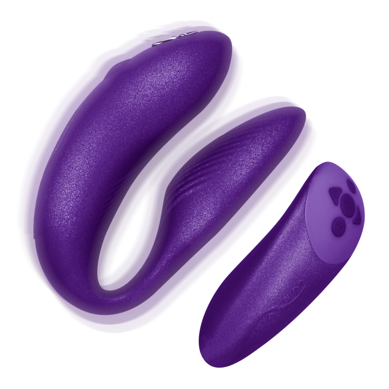 WE-VIBE - VIBRADOR CHORUS PARA PAREJAS CON CONTROL DE APRECIÓN COLOR LILA