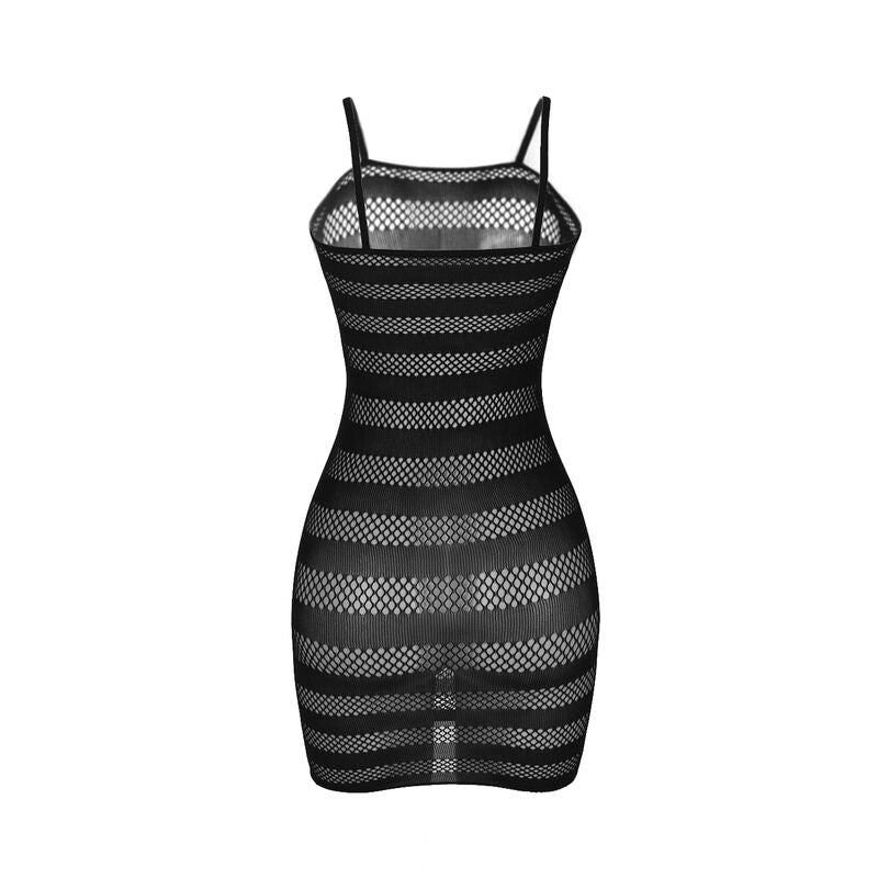 SUBBLIME - 951733 VESTIDO DE RED CON RAYAS NEGRAS TALLA ÚNICA