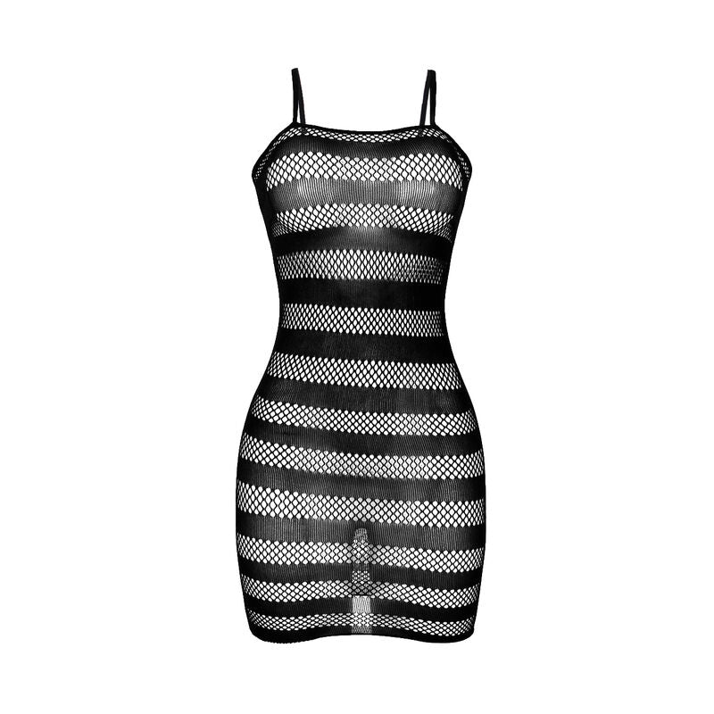 SUBBLIME - 951733 VESTIDO DE RED CON RAYAS NEGRAS TALLA ÚNICA