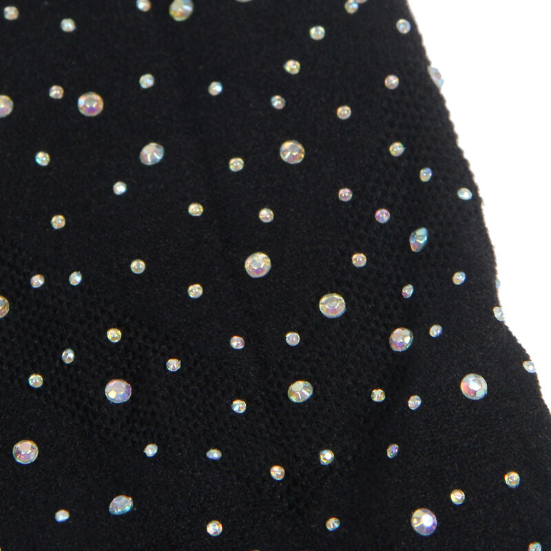 SUBBLIME - 952198 VESTIDO DE RED CON DIAMANTES BRILLANTES NEGRO TALLA ÚNICA