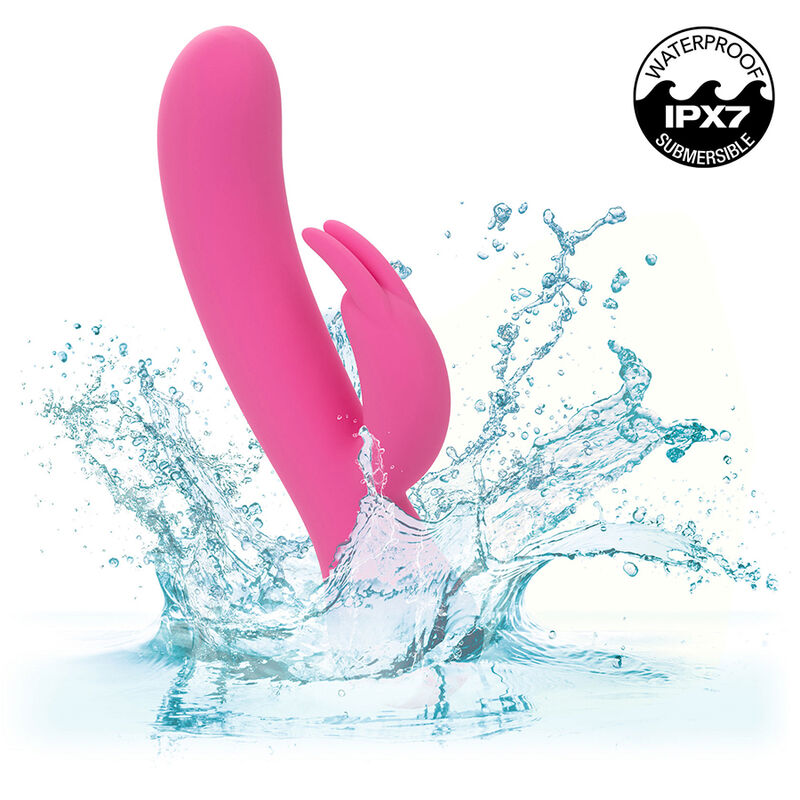 CALEXOTICS - VIBRADOR CONEJO RECARGABLE ROSA POR PRIMERA VEZ