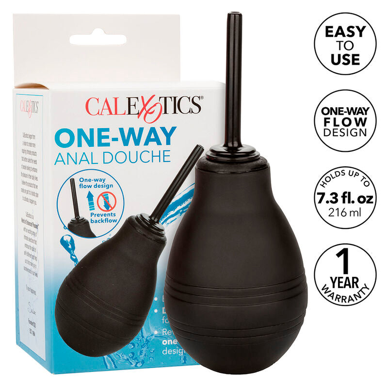 CALEXOTICS - DUCHA ANAL UNIDIRECCIONAL NEGRA