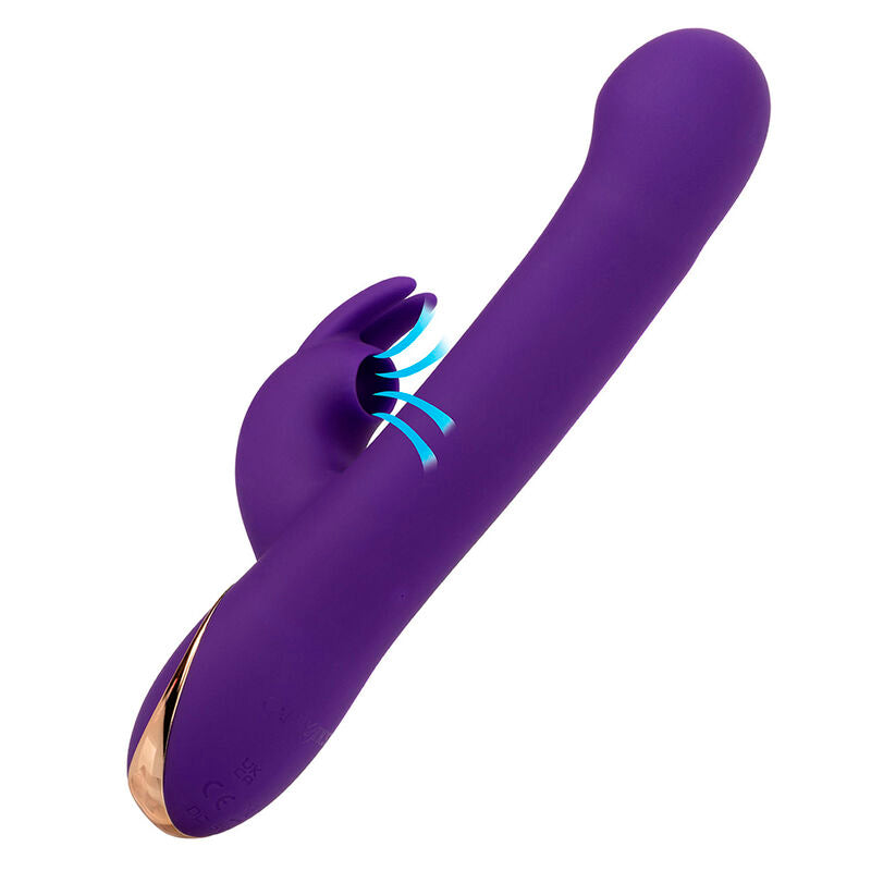 CALEXOTICS - VIBRADOR Y ESTIMULADOR JACK RABBIT 7 VIBRACIONES Y MODO SUCCIÓN AZUL