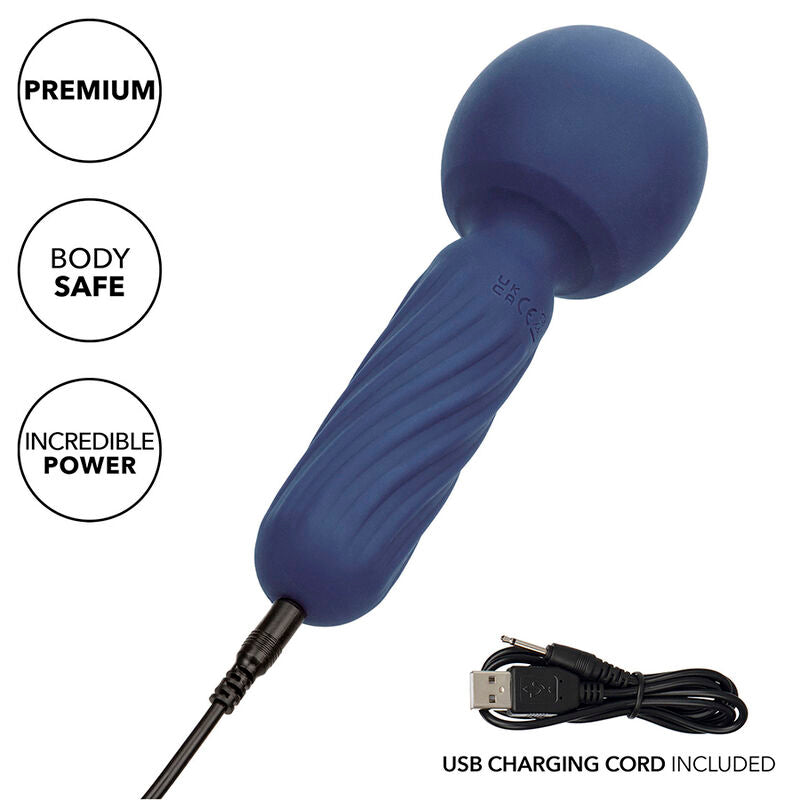 CALEXOTICS - MASAJEADOR CHARISMA SEDUCTION 12 FUNCIONES 17,75 CM X 6,25 CM MORADO
