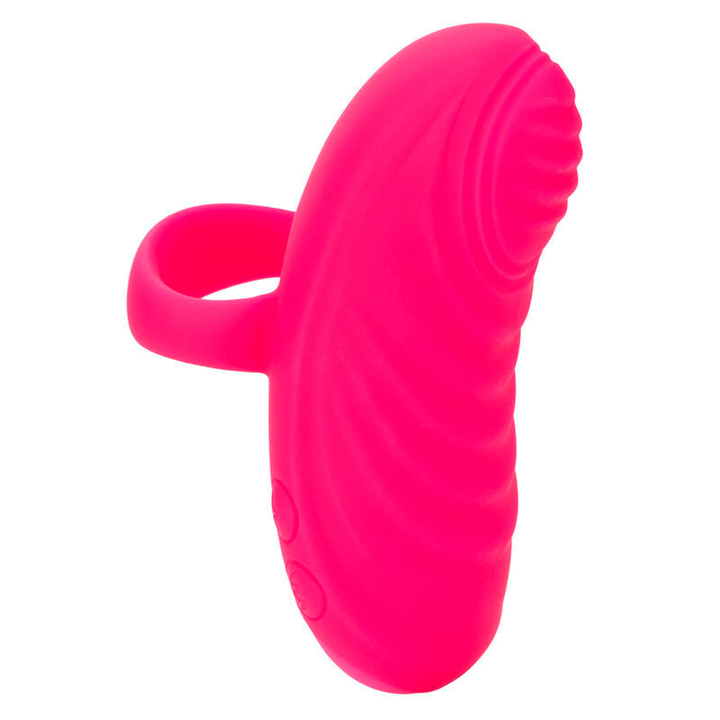 CALEXOTICS - MASAJEADOR DE MANO ENVY CON BOLA RODANTE, 7 VIBRACIONES, ROSA