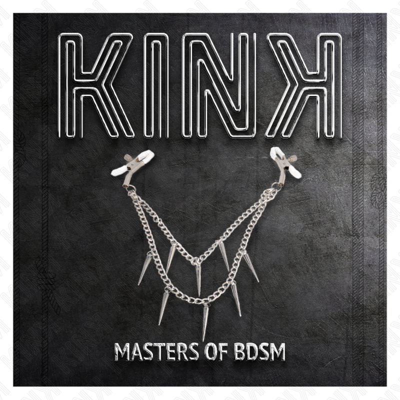 KINK - PINZAS PARA PEZONES CON CADENAS DE PINCHOS 30 CM