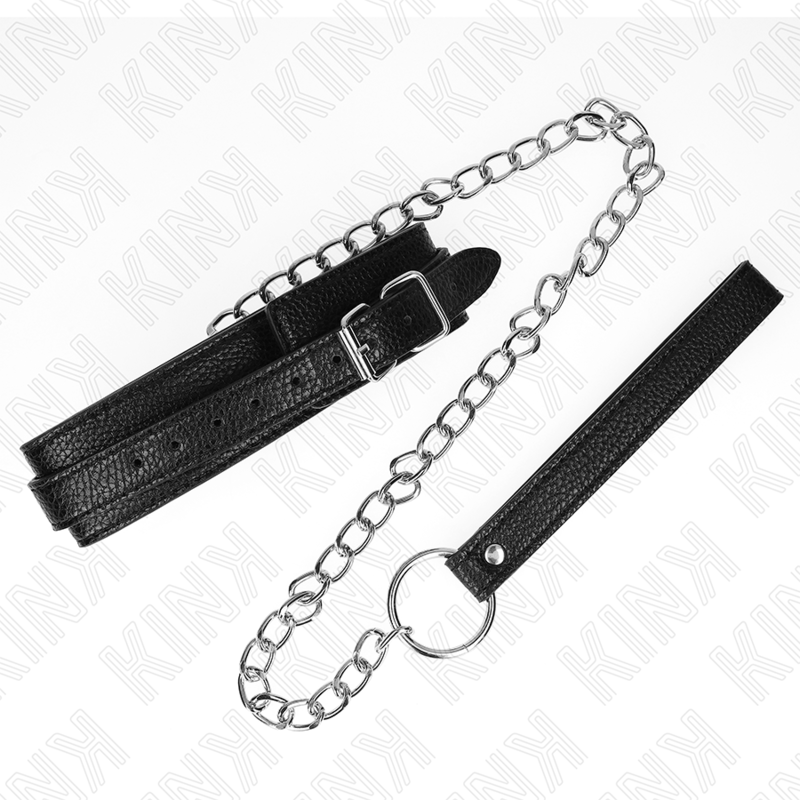 KINK - COLLAR CON CORREA Y ESTAMPADO DE SERPIENTE 65 CM