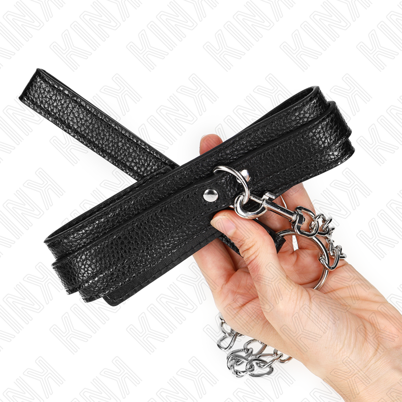 KINK - COLLAR CON CORREA Y ESTAMPADO DE SERPIENTE 65 CM