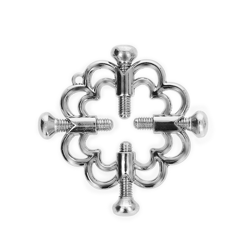 KINK - PINZAS DE METAL PARA PEZONES CON FORMA DE FLOR