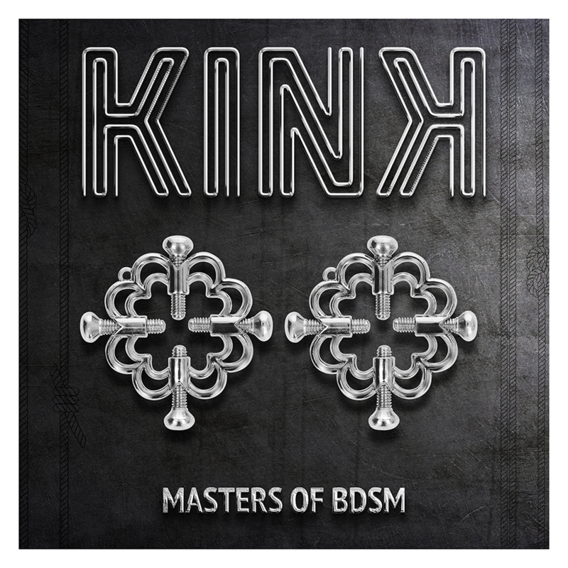 KINK - PINZAS DE METAL PARA PEZONES CON FORMA DE FLOR