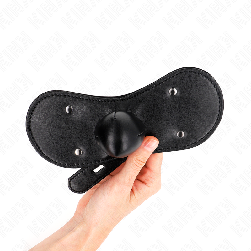 KINK - MÁSCARA BOCAL CON MORDAZA DE BOLA Y CIERRE AJUSTABLE 42-60 CM