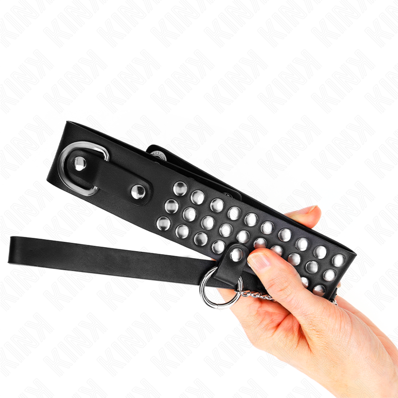 KINK - COLLAR CON CORREA 65 CM CON BRILLO AJUSTABLE 37-42 CM X 5.3 CM
