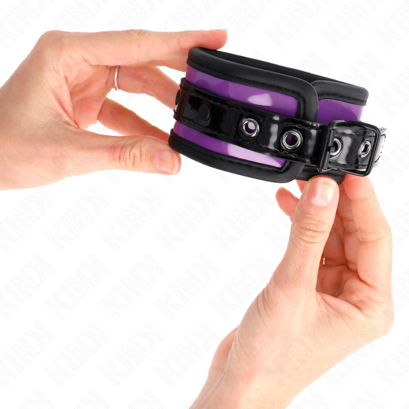 KINK - SUJECIONES DE MUÑECA DE NEOPRENO MORADO CLARO AJUSTABLES 21-28 CM X 5 CM