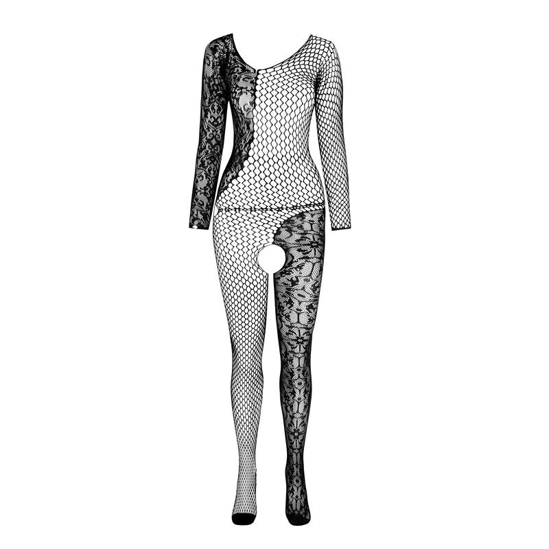 PASIÓN - BS 107 BODYSTOCKING BLANCO TALLA ÚNICA