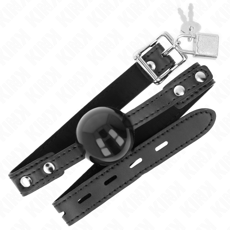 KINK - MORDAZA DE TPE SUAVE DE 4 CM MODELO 3 60 x 2 CM AJUSTABLE 37-52 CM