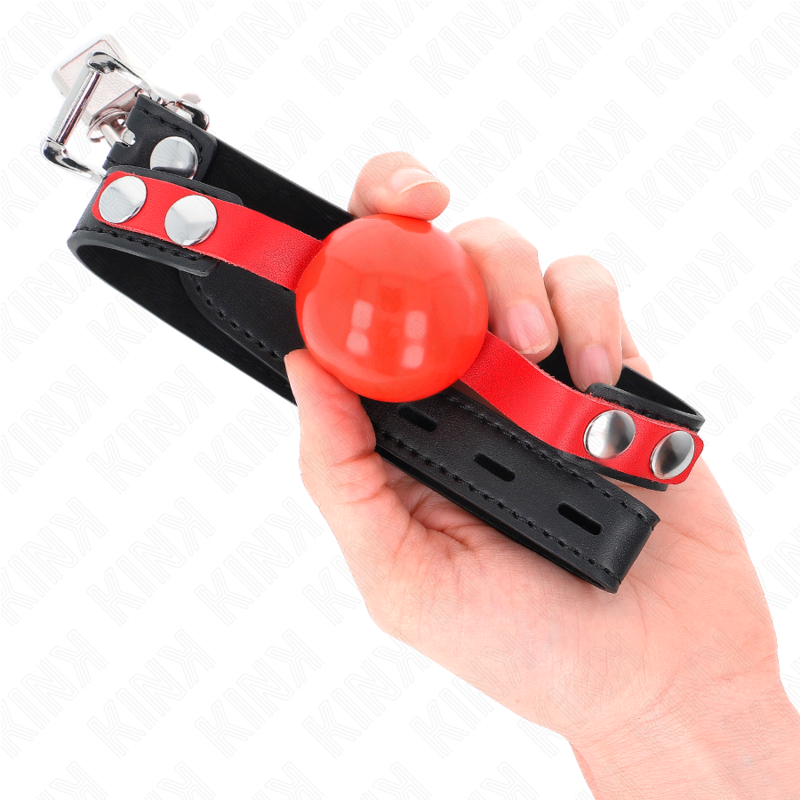 KINK - MORDAZA DE TPE SUAVE DE 4 CM MODELO 4 60 x 2 CM AJUSTABLE 37-52 CM