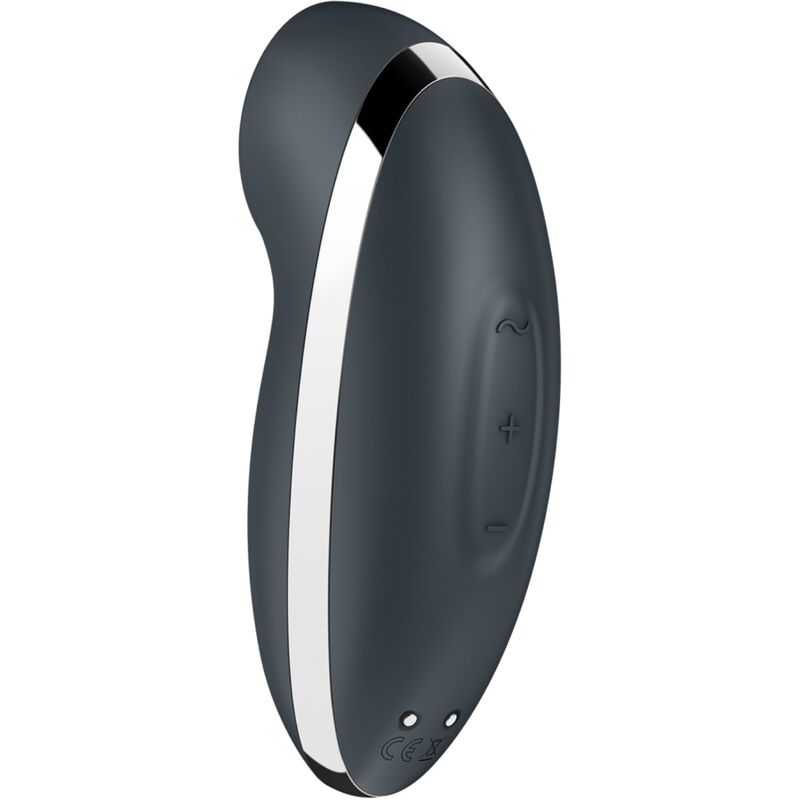 SATISFYER - TAP & CLIMAX 2 VIBRADOR Y ESTIMULADOR GRIS