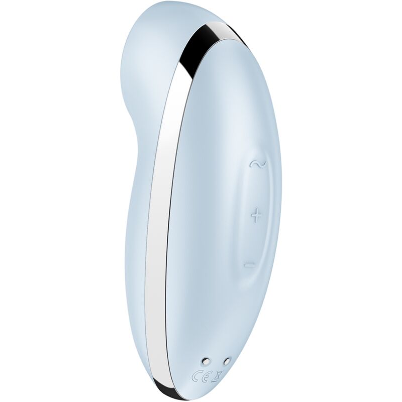 SATISFYER - TAP & CLIMAX 2 VIBRADOR Y ESTIMULADOR AZUL