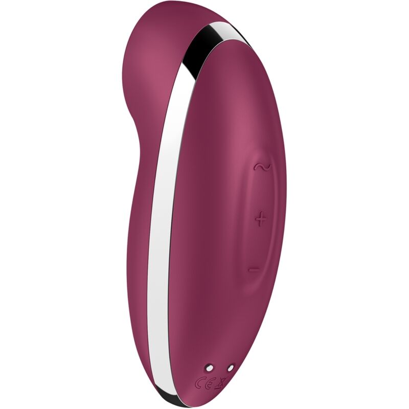 SATISFYER - TAP & CLIMAX 2 VIBRADOR Y ESTIMULADOR ROJO