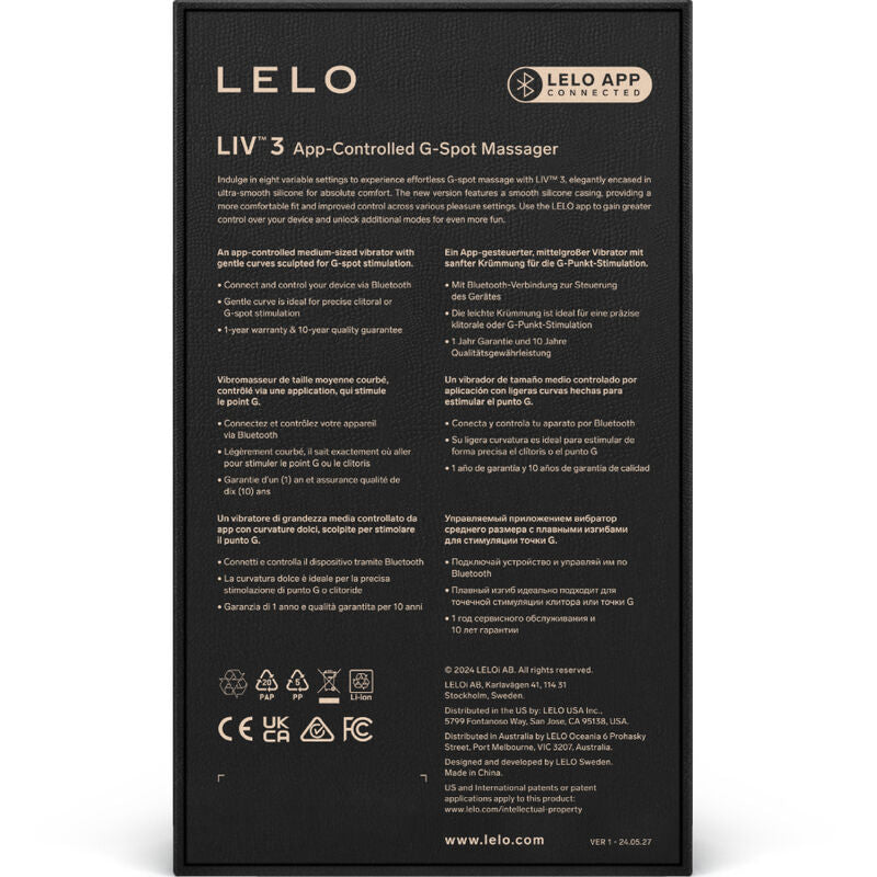 LELO - LIV™ 3 STIMULATEUR POINT G BLEU