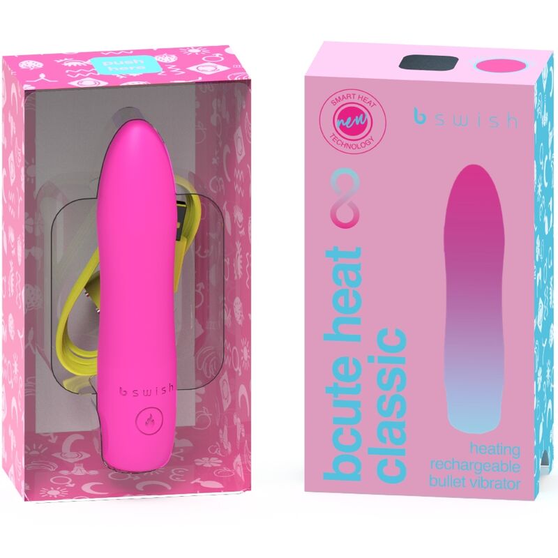 B SWISH - BCUTE INFINITE HEAT VIBRADOR CALENTABLE CLÁSICO ROSA