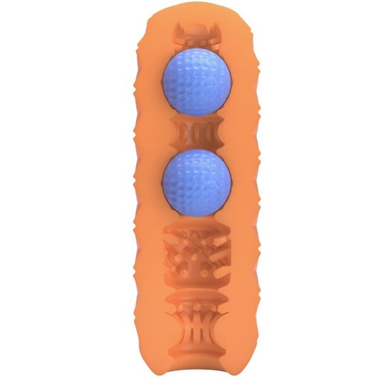 PRETTY LOVE - MASTURBADOR MASCULINO TWIN BALLS NARANJA