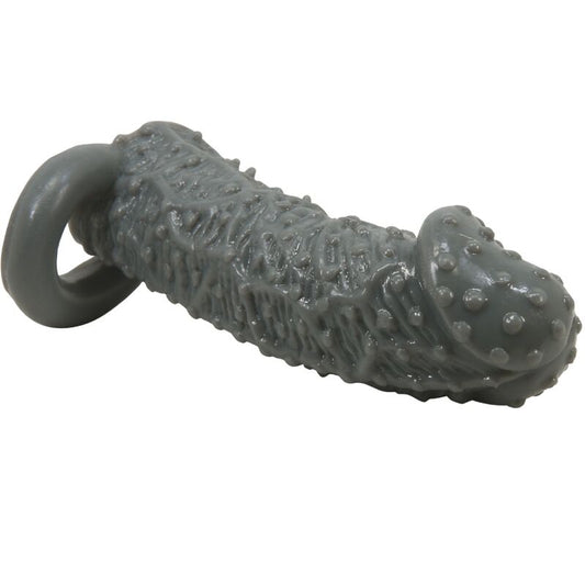 PRETTY LOVE - FUNDA REALISTA PARA ALARGAR EL PENE Y RETARDAR EL PENE MODELO 2 GRIS