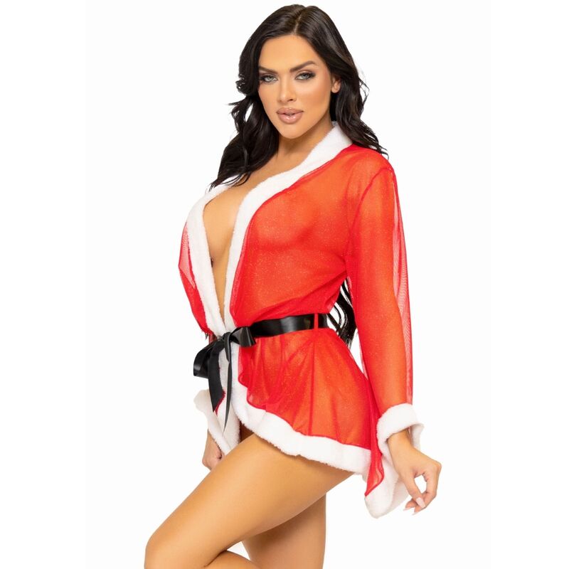 LEG AVENUE - DISFRAZ DE NAVIDAD SEXY DE PAPÁ NOEL ROJO M/L