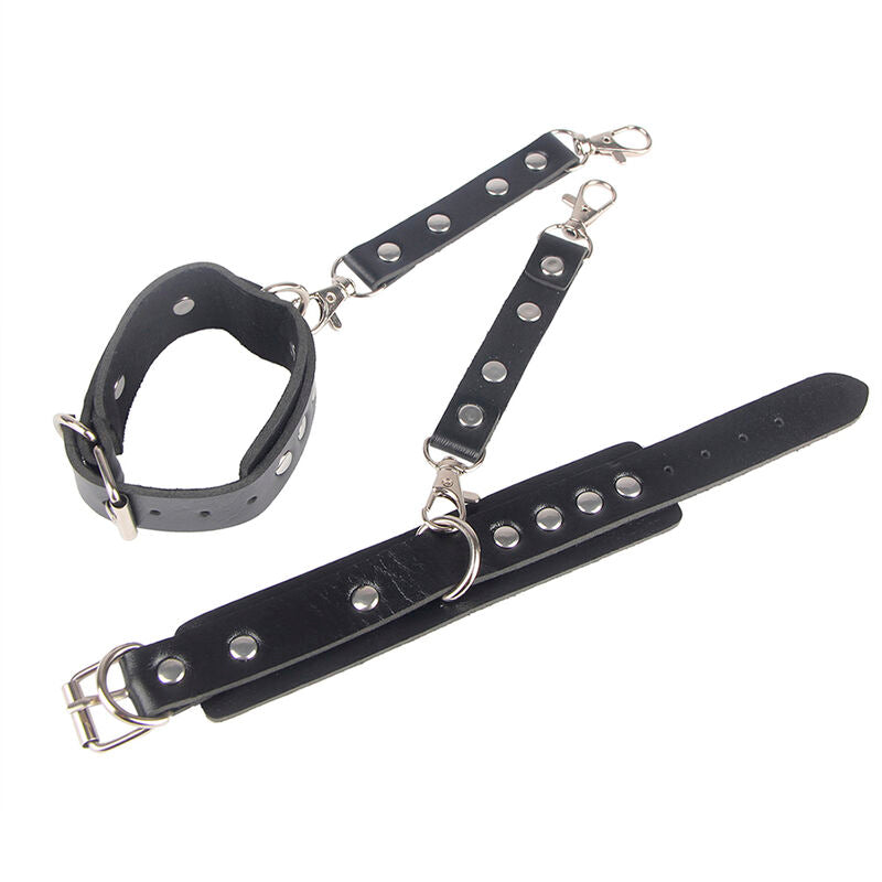 SUBBLIME - 953690 ESPOSAS CON CINTURÓN DE BONDAGE NEGRO TALLA ÚNICA