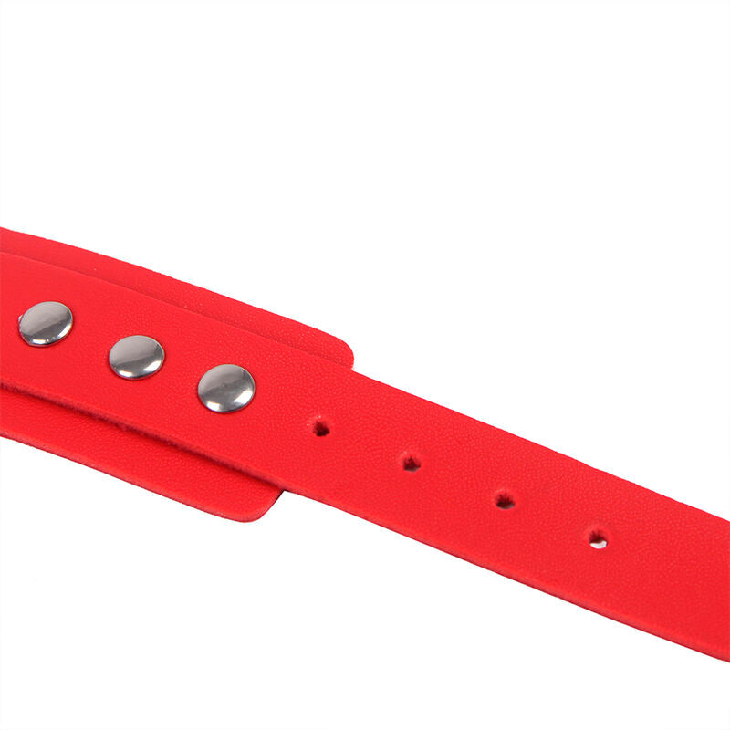 SUBBLIME - 953706 ESPOSAS CON CINTURÓN DE BONDAGE ROJO TALLA ÚNICA